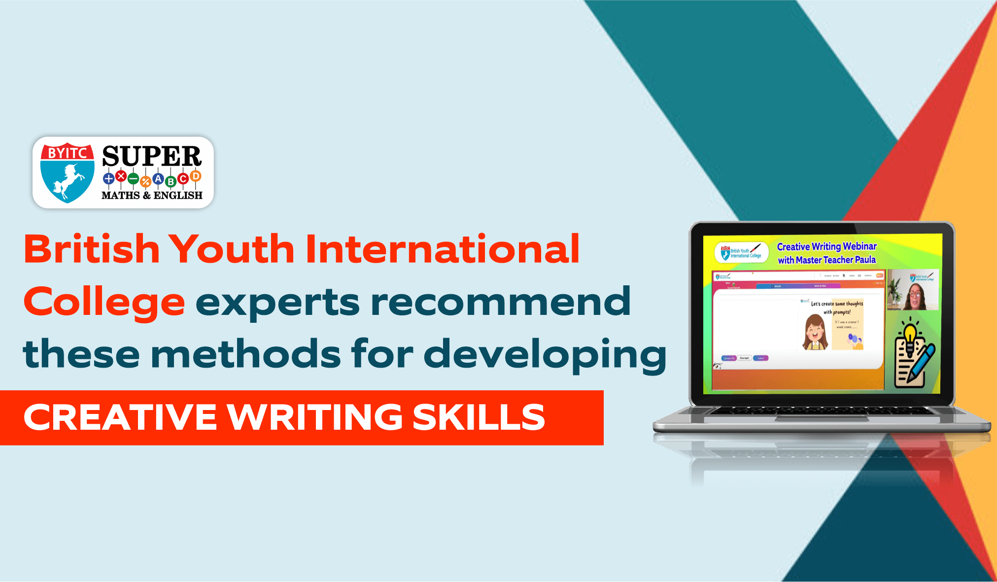 British Youth International College Experts Recommend these Methods for Developing Creative Writing Skills