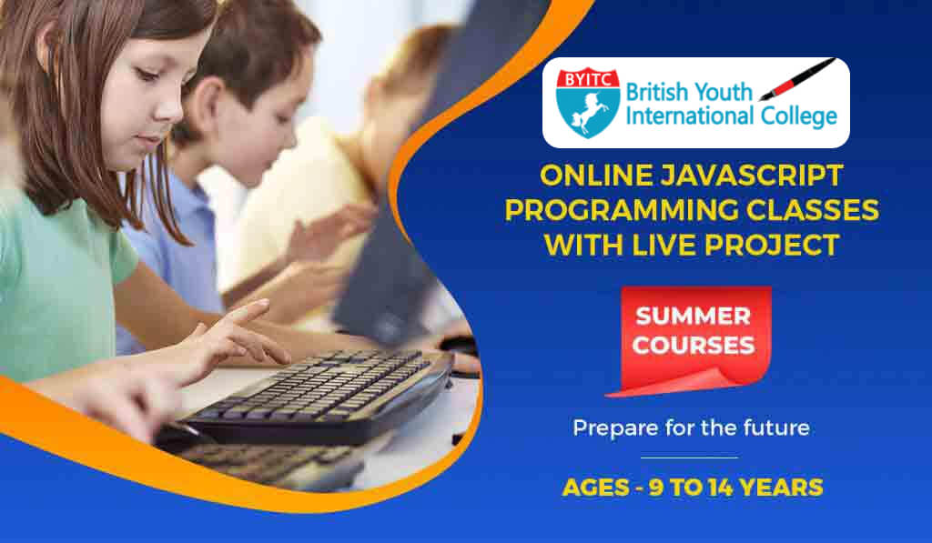 Online JavaScript Programming Classes For Kids With Live Projects