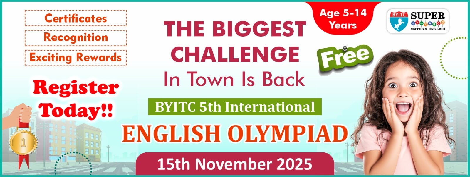 Free 5th International English Olympiad
