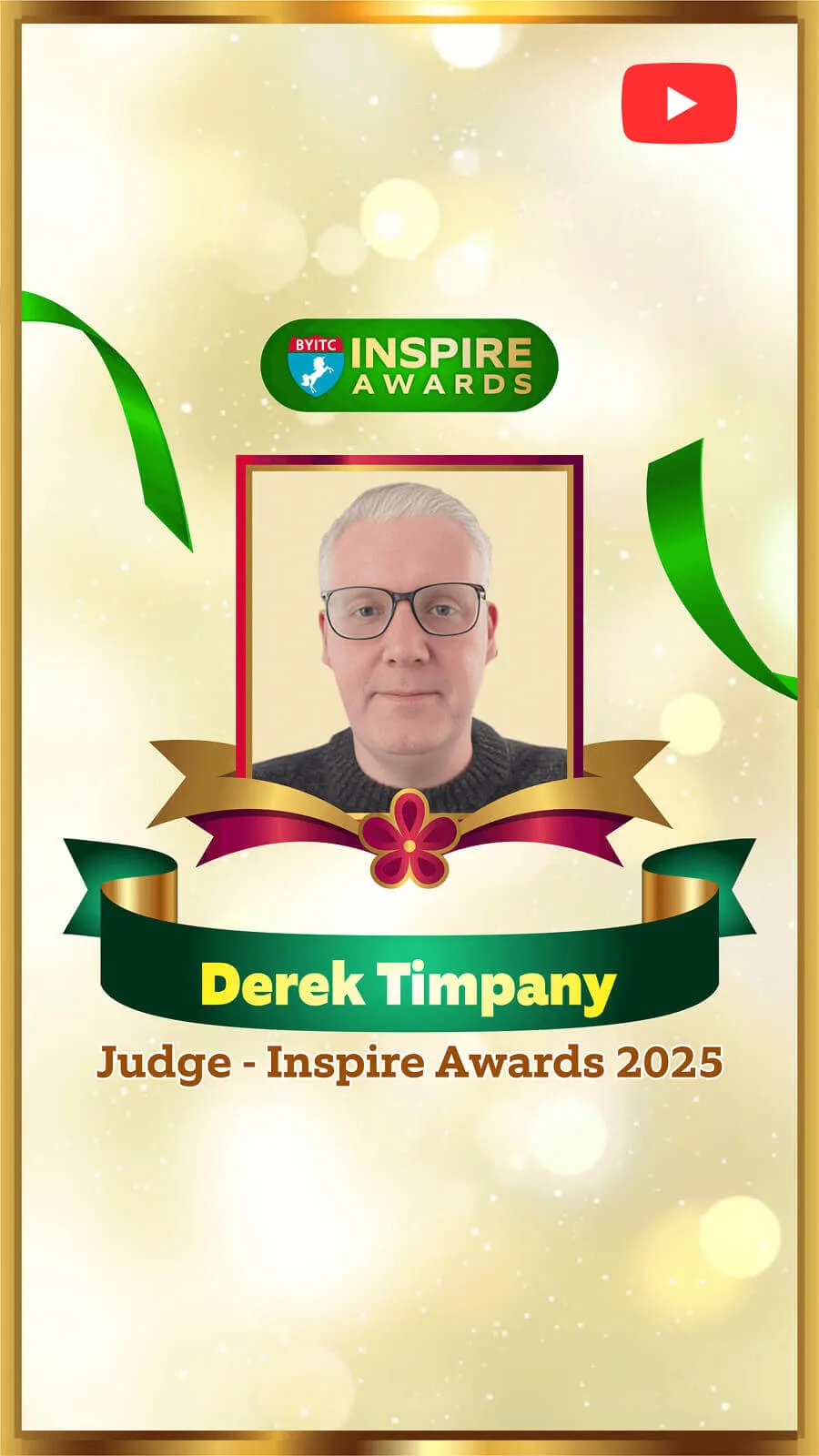 derek timpany - Inspire Award Byitc