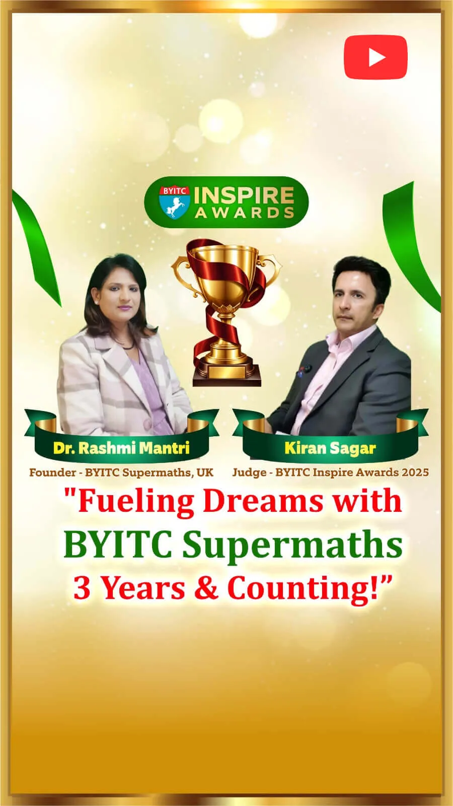 Kiran Sagar - Inspire Award BYITC