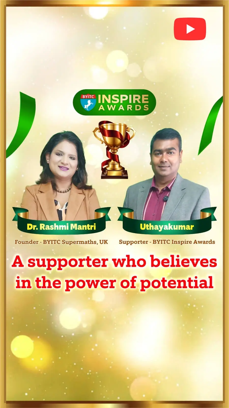 uthayakumar - Inspire Award BYITC