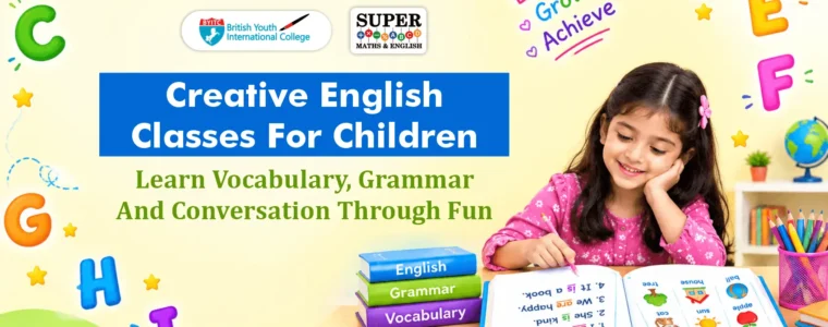 Creative English classes for children
